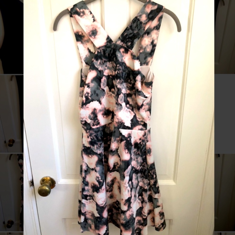 Love...Ady Cross Halter Dress